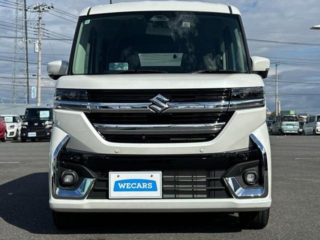 スペーシアカスタム ハイブリッドXS 新品タイヤ/保証書/純正 9インチ SDナビ/セーフティサポート(スズキ)/両側電動スライドドア/シートヒーター 前席/全方位モニター用カメラ/車線逸脱防止支援システム/シート ハーフレザー 禁煙車(52枚目)