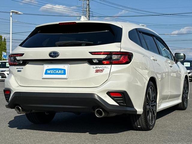 レヴォーグ ４ＷＤ　ＳＴＩスポーツＥＸ　保証書／純正　１１．６インチ　メモリーナビ／アイサイト／シートヒーター　前席／車線逸脱防止支援システム／シート　フルレザー／電動バックドア／ドライブレコーダー　純正／ヘッドランプ　ＬＥＤ　革シート（3枚目）