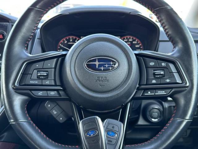 レヴォーグ ４ＷＤ　ＳＴＩスポーツＥＸ　保証書／純正　１１．６インチ　メモリーナビ／アイサイト／シートヒーター　前席／車線逸脱防止支援システム／シート　フルレザー／電動バックドア／ドライブレコーダー　純正／ヘッドランプ　ＬＥＤ　革シート（15枚目）