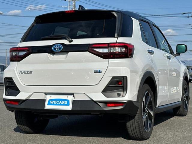 ライズ ハイブリッドＺ　保証書／純正　９インチ　ナビ／スマートアシスト（トヨタ・ダイハツ）／シートヒーター／パノラミックビューモニター／車線逸脱防止支援システム／パーキングアシスト　バックガイド　衝突被害軽減システム　禁煙車（3枚目）