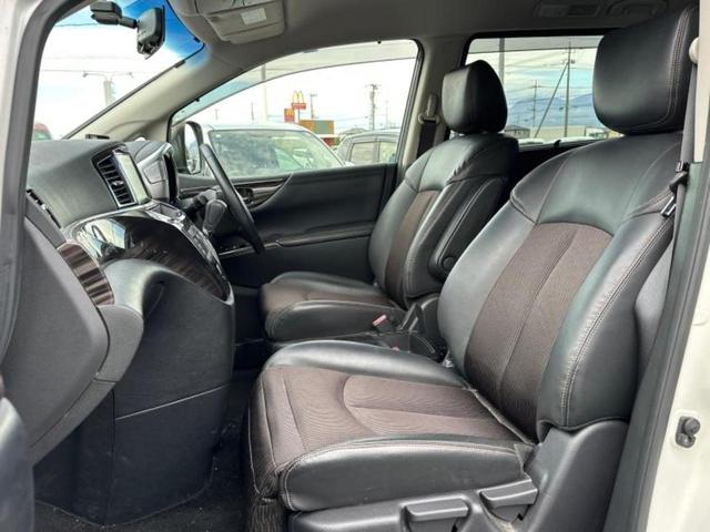 エルグランド ハイウェイスターS 純正 9インチ SDナビ/フリップダウンモニター/両側電動スライドドア/シート ハーフレザー/ドライブレコーダー 社外/ヘッドランプ HID/Bluetooth接続/ETC/EBD付ABS 禁煙車(7枚目)