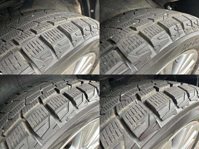 ハリアーハイブリッド ４ＷＤプレミアム　新品タイヤ／保証書／社外　９インチ　ＳＤナビ／フリップダウンモニター　社外　９インチ／トヨタセーフティセンス／車線逸脱防止支援システム／シート　ハーフレザー　衝突被害軽減システム　バックカメラ　４ＷＤ（49枚目）