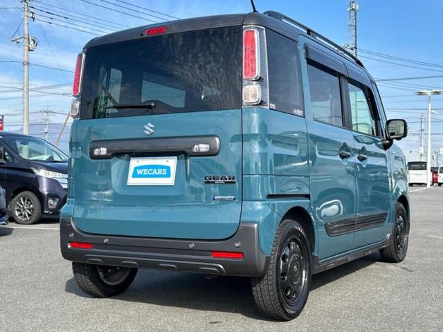 スペーシアギア ハイブリッドXZターボ 新品タイヤ/純正 8インチ メモリーナビ/セーフティサポート(スズキ)/両側電動スライドドア/シートヒーター 前席/全方位モニター/車線逸脱防止支援システム/ドライブレコーダー 前後 ターボ 禁煙車(3枚目)