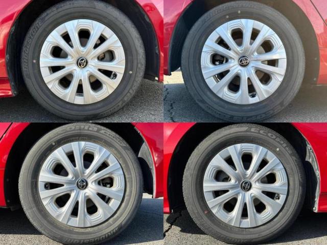 プリウス S 新品タイヤ/保証書/純正 SDナビ/トヨタセーフティセンス/車線逸脱防止支援システム/ドライブレコーダー 純正/ヘッドランプ LED/Bluetooth接続/ETC/EBD付ABS/横滑り防止装置(51枚目)