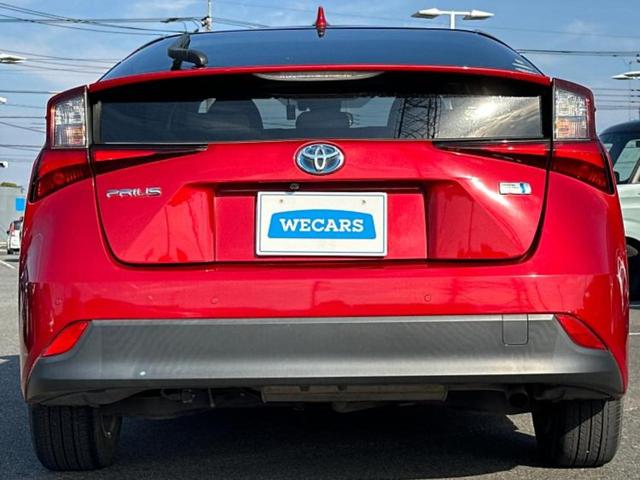 プリウス S 新品タイヤ/保証書/純正 SDナビ/トヨタセーフティセンス/車線逸脱防止支援システム/ドライブレコーダー 純正/ヘッドランプ LED/Bluetooth接続/ETC/EBD付ABS/横滑り防止装置(53枚目)