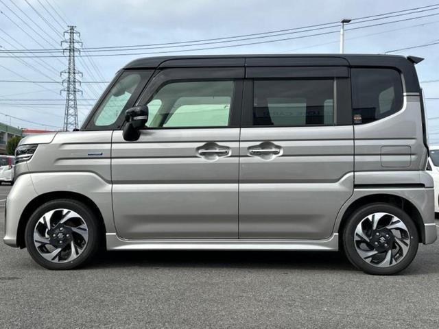 スペーシアカスタム ハイブリッドXSターボ 保証書/純正 9インチ SDナビ/セーフティサポート(スズキ)/両側電動スライドドア/シートヒーター 前席/全方位モニター用カメラ/車線逸脱防止支援システム/シート ハーフレザー ターボ 全周囲カメラ(2枚目)