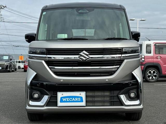 スペーシアカスタム ハイブリッドXSターボ 保証書/純正 9インチ SDナビ/セーフティサポート(スズキ)/両側電動スライドドア/シートヒーター 前席/全方位モニター用カメラ/車線逸脱防止支援システム/シート ハーフレザー ターボ 全周囲カメラ(52枚目)