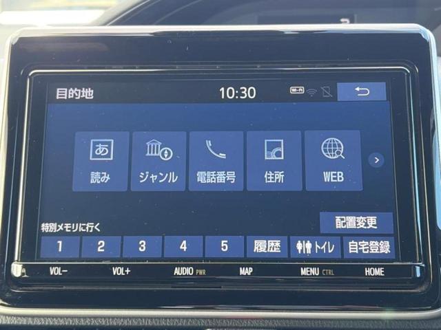 エスクァイア ハイブリッドＧｉ　新品タイヤ／保証書／純正　９インチ　ＳＤナビ／フリップダウンモニター　純正　１２．１インチ／トヨタセーフティセンス／両側電動スライドドア／シートヒーター　前席／シート　合皮　衝突被害軽減システム（9枚目）