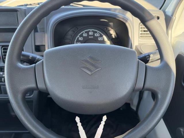 キャリイトラック ＫＣ　新品タイヤ／禁煙車／エアバッグ　運転席／パワーステアリング／マニュアルエアコン／取扱説明書／ユーザー買取車／最大積載量３５０ｋｇ／間欠ワイパー／ヘッドライトレベライザー／三方開／ラジオ（11枚目）