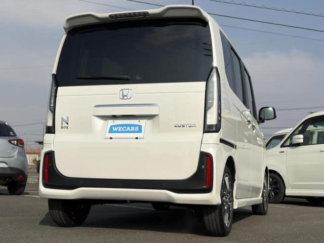 Ｎ－ＢＯＸカスタム ターボ　保証書／純正　８インチ　ＳＤナビ／ホンダセンシング／両側電動スライドドア／シートヒーター　前席／車線逸脱防止支援システム／シート　ハーフレザー／ヘッドランプ　ＬＥＤ／ＵＳＢジャック　ターボ　ＥＴＣ（3枚目）