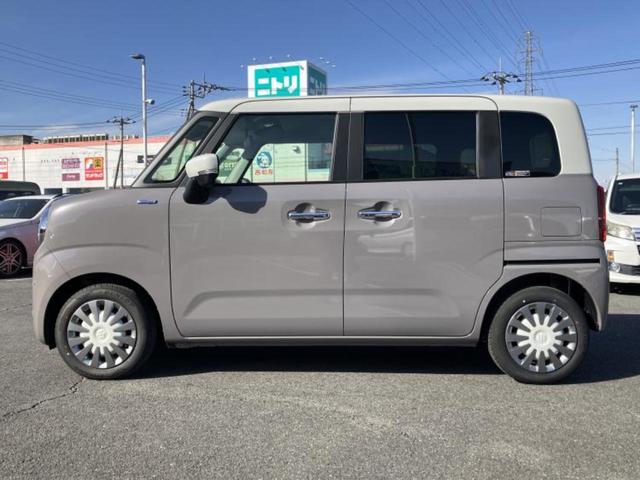 ワゴンＲスマイル ハイブリッドＸ　保証書／純正　９インチ　メモリーナビ／デュアルカメラブレーキサポート（スズキ）／両側電動スライドドア／シートヒーター　前席／全方位モニター／車線逸脱防止支援システム／登録済未使用車　全周囲カメラ（2枚目）