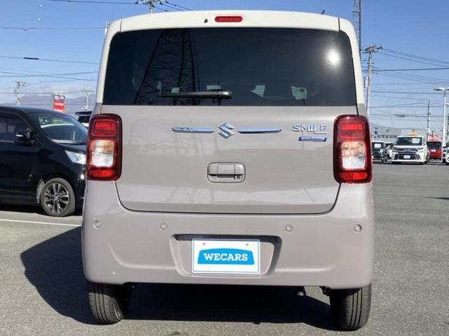 ワゴンＲスマイル ハイブリッドＸ　保証書／純正　９インチ　メモリーナビ／デュアルカメラブレーキサポート（スズキ）／両側電動スライドドア／シートヒーター　前席／全方位モニター／車線逸脱防止支援システム／登録済未使用車　全周囲カメラ（45枚目）