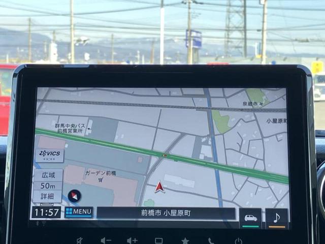 スペーシアカスタム ハイブリッドＸＳターボ　新品タイヤ／保証書／純正　９インチ　メモリーナビ／セーフティサポート（スズキ）／両側電動スライドドア／シートヒーター　運転席／全方位モニター／シート　ハーフレザー／ドライブレコーダー　社外　禁煙車（10枚目）