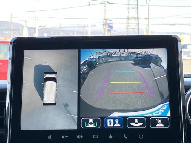 スペーシアカスタム ハイブリッドＸＳターボ　新品タイヤ／保証書／純正　９インチ　メモリーナビ／セーフティサポート（スズキ）／両側電動スライドドア／シートヒーター　運転席／全方位モニター／シート　ハーフレザー／ドライブレコーダー　社外　禁煙車（12枚目）