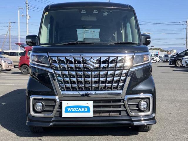 スペーシアカスタム ハイブリッドＸＳターボ　新品タイヤ／保証書／純正　９インチ　メモリーナビ／セーフティサポート（スズキ）／両側電動スライドドア／シートヒーター　運転席／全方位モニター／シート　ハーフレザー／ドライブレコーダー　社外　禁煙車（43枚目）