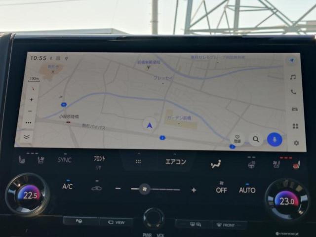 ヴェルファイアハイブリッド ４ＷＤハイブリッドＺプレミア　新品タイヤ／サンルーフ／保証書／ディスプレイオーディオ＋ナビ／フリップダウンモニター／デジタルインナーミラー／衝突安全装置／両側電動スライドドア／シートヒーター／全方位モニター　衝突被害軽減システム（9枚目）