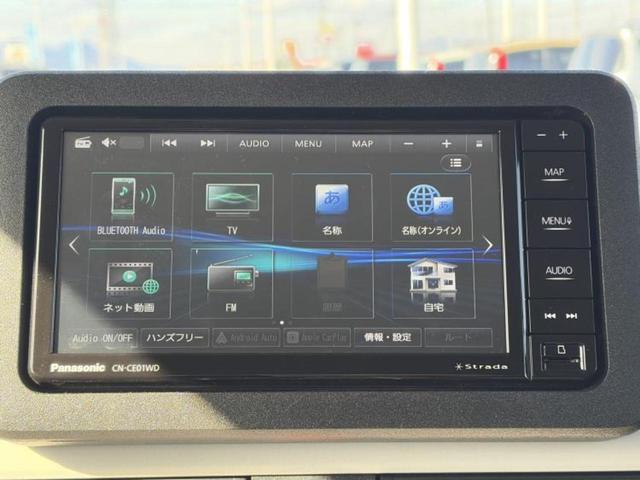 ムーヴキャンバス ストライプスＧ　保証書／社外　メモリーナビ／スマートアシスト（トヨタ・ダイハツ）／両側電動スライドドア／シートヒーター　前席／パノラマモニター／車線逸脱防止支援システム／ヘッドランプ　ＬＥＤ／ＵＳＢジャック　禁煙車（9枚目）