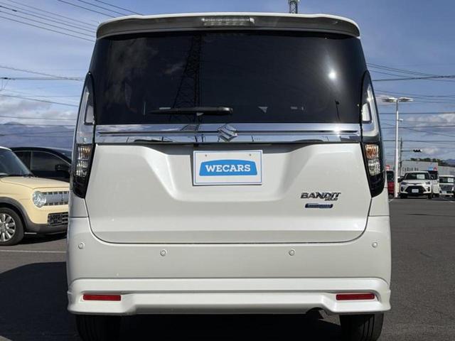 ソリオバンディット バンディットハイブリッドＭＶ　保証書／純正　９インチ　メモリーナビ／セーフティサポート（スズキ）／両側電動スライドドア／シートヒーター／全方位モニター／車線逸脱防止支援システム／登録済未使用車／ヘッドランプ　ＬＥＤ　全周囲カメラ（45枚目）