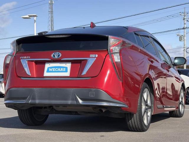 プリウス Sツーリングセレクション 新品タイヤ/保証書/社外 メモリーナビ/トヨタセーフティセンス/シートヒーター 前席/車線逸脱防止支援システム/シート 合皮/ドライブレコーダー 社外/ヘッドランプ LED/Bluetooth接続(3枚目)