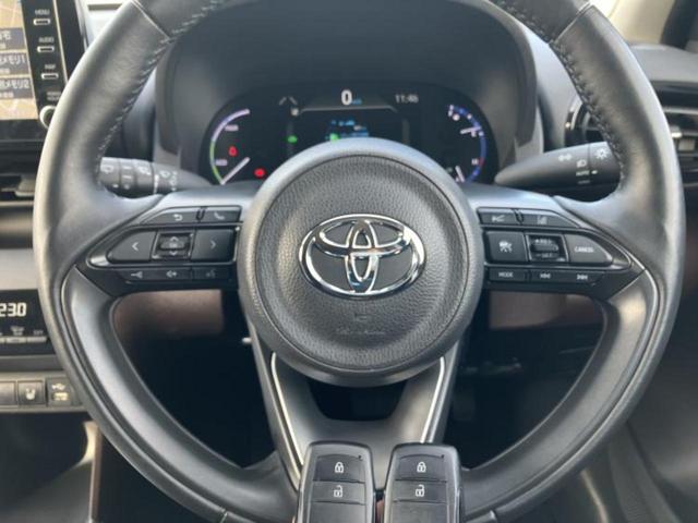 ヤリスクロス ハイブリッドZ 新品タイヤ/モデリスタエアロ/ディスプレイオーディオ+ナビ8インチ/トヨタセーフティセンス/シートヒーター 前席/車線逸脱防止支援システム/シート ハーフレザー/ドライブレコーダー 前後 フルエアロ(15枚目)