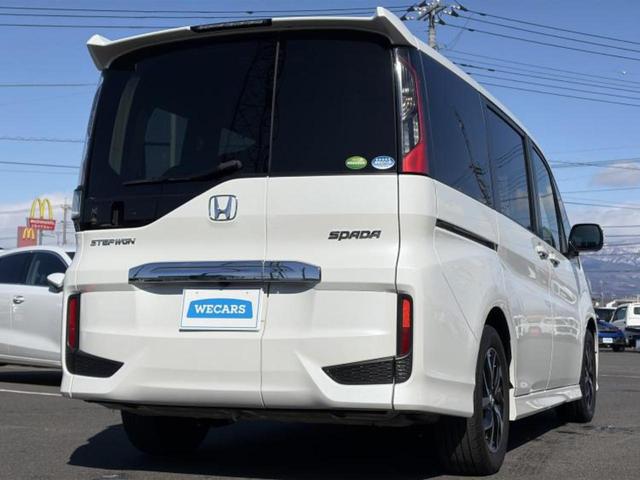 ステップワゴンスパーダ スパーダ・ホンダセンシング　新品タイヤ／保証書／純正　ＳＤナビ／フリップダウンモニター　純正　９インチ／ホンダセンシング／両側電動スライドドア／マルチビューカメラシステム／車線逸脱防止支援システム／ドライブレコーダー　前後（3枚目）