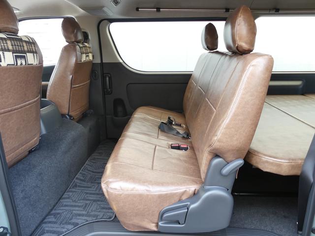 ハイエースバン ロングスーパーＧＬ　ディーゼル４ＷＤ　ＦＤ－ｃｌａｓｓｉｃ丸目フロントフェイス　ペンドルトンシートカバー　高さ調整ベッドキット　アルミホイール＆タイヤセット　両側パワースライドドア　パノラミックビューモニター　デジタルイ（29枚目）