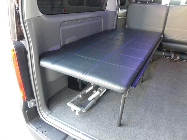 NV350キャラバンバン ロングプレミアムGXターボ 新作丸目フェイスキット アルパイン製11インチナビ 片側ワンタッチオートスライドドア 跳ね上げ式ベッドキット 有料色:インペリアルアンバー アルミホイール&タイヤセット エマージェンシーブレーキ(32枚目)