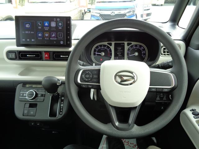 ムーヴキャンバス ストライプスＧ　届出済未使用車　純正９インチスマホ連携ディスプレイオーディオ　フルセグＴＶ・Ｂｌｕｅｔｏｏｔｈ・バックカメラ　シートヒーター　両側電動スライドドア　スマートアシスト　ＬＥＤヘットライト＆フォグ（16枚目）