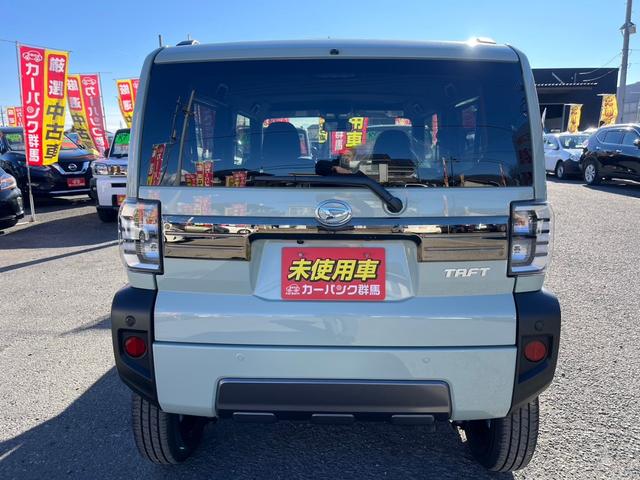 タフト Ｇ　ダーククロムベンチャー　届出済未使用車　９インチスマホ連携ディスプレイオーディオ　スマートアシスト　ＬＥＤヘットライト＆フォグ　スマートキー＆プッシュスタート　アダプティブクルーズコントロール（6枚目）