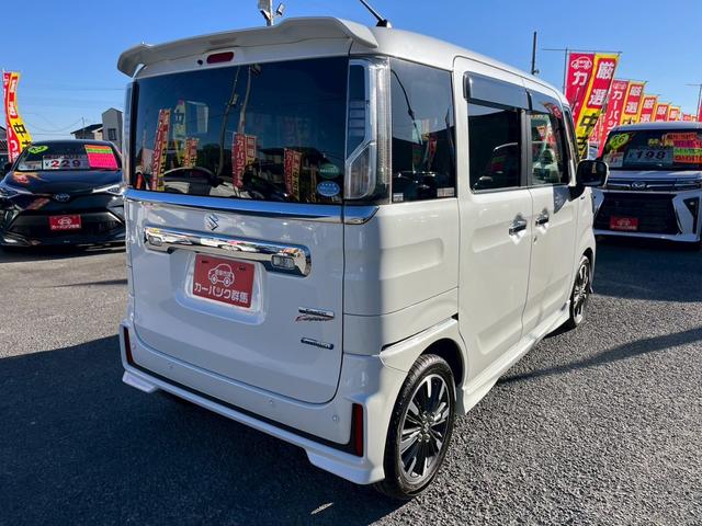 スペーシアカスタム ハイブリッドＸＳターボ　ＫＥＮＷＯＯＤナビ・ＴＶ　Ｂｌｕｅｔｏｏｔｈ　ＤＶＤ　バックカメラ　ステアリングＳ／Ｗ対応　ビルトインＥＴＣ　ドライブレコーダー　両側パワースライドドア　レーダーブレーキサポート　ＧＰＳレーダー探知機（5枚目）