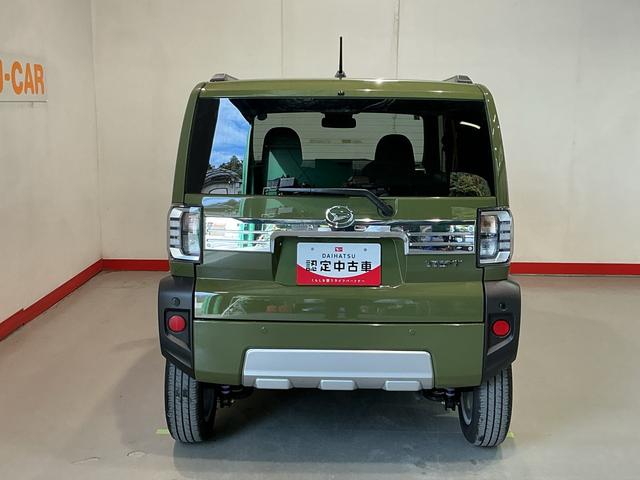 タフト Ｇ　クロムベンチャー　衝突軽減装置　Ｓヒーター　パークセンサー　Ｂカメラ　電動格納式ミラー　車線逸脱警報装置　サンル－フ　Ａ－ＳＴＯＰ　ＬＥＤヘッドライト　イモビ　オートマチックハイビーム　ＴＶ　オートライト（4枚目）