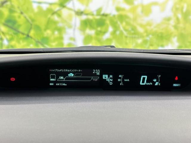 プリウス L 保証書/社外 メモリーナビ/パーキングアシスト バックガイド/ドライブレコーダー 前後/ETC/EBD付ABS/横滑り防止装置/アイドリングストップ/バックモニター/ワンセグTV/DVD バックカメラ(13枚目)