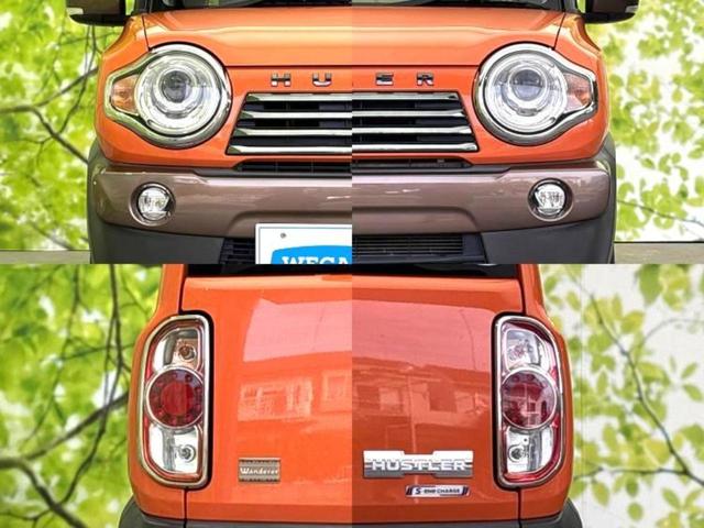 ハスラー ４ＷＤワンダラー　新品タイヤ／保証書／社外　ＳＤナビ／衝突安全装置／シートヒーター／車線逸脱防止支援システム／シート　ハーフレザー／ドライブレコーダー　前後／ヘッドランプ　ＬＥＤ／ＵＳＢジャック　衝突被害軽減システム（63枚目）