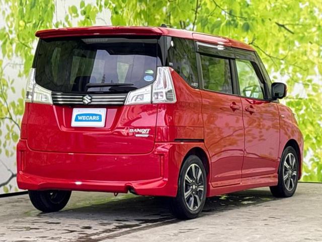 ソリオバンディット バンディットハイブリッドＭＶ　新品タイヤ／純正　８インチ　ＳＤナビ／衝突安全装置／両側電動スライドドア／シートヒーター　運転席／全方位モニター用カメラ／車線逸脱防止支援システム／ヘッドランプ　ＬＥＤ／Ｂｌｕｅｔｏｏｔｈ接続　ＥＴＣ（3枚目）