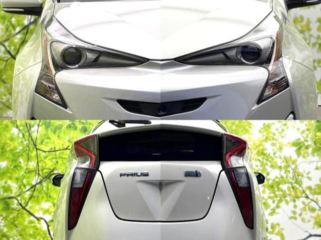 プリウス Ａ　純正エアロ／保証書／純正　９インチ　ＳＤナビ／衝突安全装置／車線逸脱防止支援システム／パーキングアシスト　自動操舵／ドライブレコーダー　社外／ヘッドランプ　ＬＥＤ／Ｂｌｕｅｔｏｏｔｈ接続　フルエアロ（52枚目）