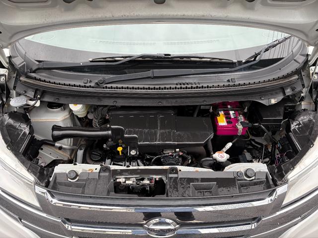 デイズ ハイウェイスター Gターボ /後期型/車検:2年付/走行距離:53000km/アラウンドビューモニター/専用15インチアルミホイール/HIDヘッドライト/フロントフォグ/ETC/スマキー/革巻ステア/AUTOエアコン/Tチェーン(41枚目)