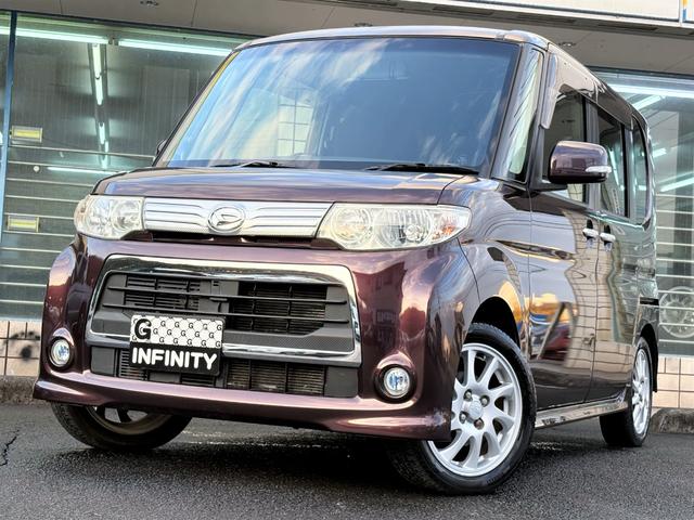 タント カスタムRS /後期型/ターボ/左側電動スライドドア/車検:2年付/前後ドライブレコーダー/純正ナビ/バックカメラ/Bluetooth/ワンセグ/純正15AW/HIDヘッドライト/ETC/スマートキー/Tチェーン(6枚目)