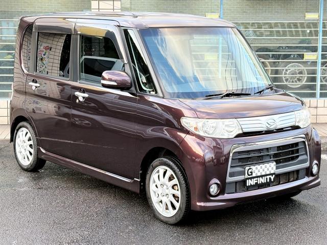 タント カスタムRS /後期型/ターボ/左側電動スライドドア/車検:2年付/前後ドライブレコーダー/純正ナビ/バックカメラ/Bluetooth/ワンセグ/純正15AW/HIDヘッドライト/ETC/スマートキー/Tチェーン(12枚目)