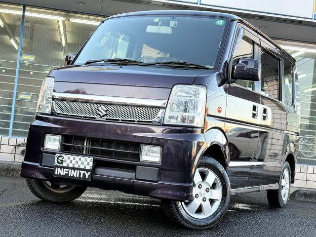 エブリイワゴン PZターボ /中期型/車検:2年付/左側電動スライドドア/ドライブレコーダー/クラリオンナビ/Bluetooth/フルセグ/純正13AW/HIDヘッドライト/フロントフォグ/メッキグリル/タイミングチェーン(5枚目)