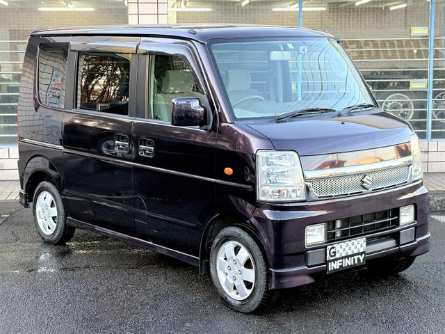 エブリイワゴン PZターボ /中期型/車検:2年付/左側電動スライドドア/ドライブレコーダー/クラリオンナビ/Bluetooth/フルセグ/純正13AW/HIDヘッドライト/フロントフォグ/メッキグリル/タイミングチェーン(11枚目)