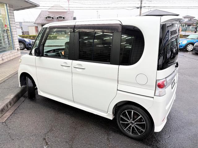 タント カスタムＸリミテッド　／左側電動スライドドア／カロッツェリアナビ／フルセグ／社外１４ＡＷ／ＨＩＤヘッドライト／Ｆフォグ／革調シートカバー／スマキー／ＡＵＴＯエアコン／Ｔチェーン（50枚目）