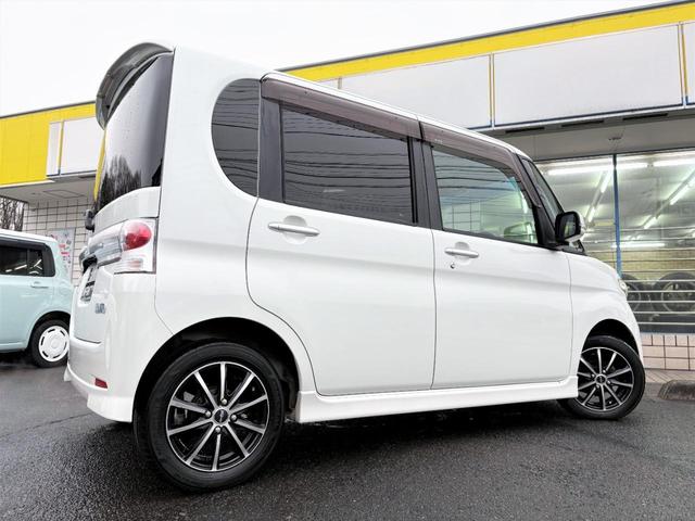 タント カスタムＸリミテッド　／左側電動スライドドア／カロッツェリアナビ／フルセグ／社外１４ＡＷ／ＨＩＤヘッドライト／Ｆフォグ／革調シートカバー／スマキー／ＡＵＴＯエアコン／Ｔチェーン（52枚目）