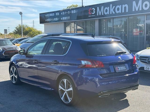 308 GT ブルーHDi バックカメラ ETC ドラレコ ナビ TV ディーゼル(10枚目)