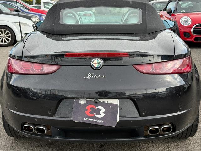 アルファスパイダー ヒーター付パワーレザーシート バックカメラ ETC ドラレコ ナビ TV(39枚目)