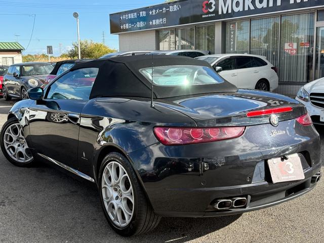 アルファスパイダー ヒーター付パワーレザーシート バックカメラ ETC ドラレコ ナビ TV(40枚目)