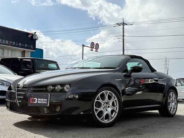 アルファスパイダー ヒーター付パワーレザーシート バックカメラ ETC ドラレコ ナビ TV(41枚目)