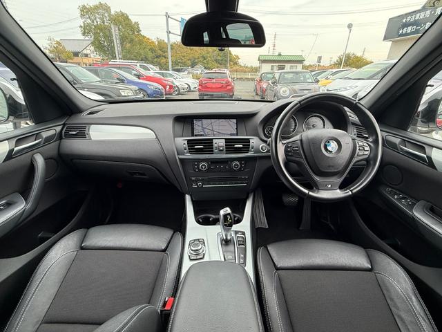 X3 xDrive 28i Mスポーツパッケージ 4WD バックカメラ スマートキー ETC パワーシート ナビ TV(4枚目)