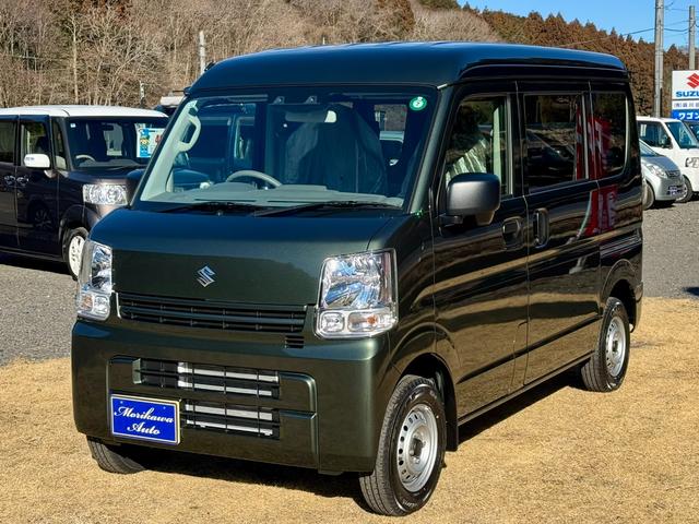 エブリイ ＰＡリミテッド　ＣＶＴ　衝突被害軽減　クリアランスソナー　レーンアシスト　両側スライドドア　キーレス　アイドリングストップ　オートライト　盗難防止　ＡＢＳ　ＥＳＣ　エアコン　パワステ　パワーウィンド　運転席エアバッグ（7枚目）