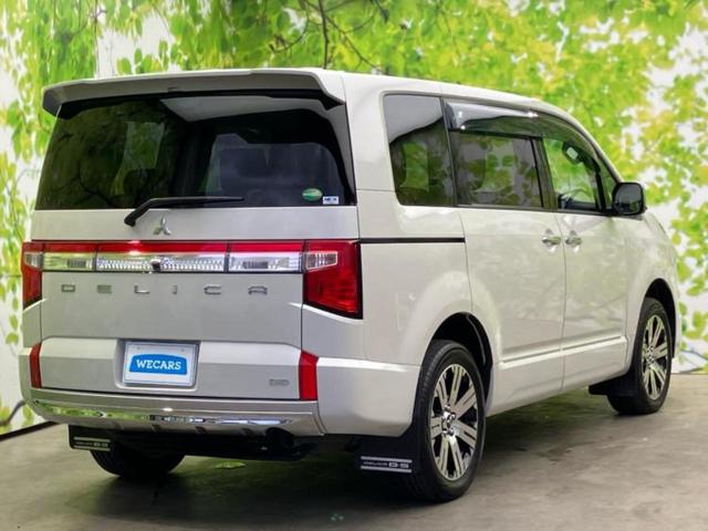 デリカＤ：５ ４ＷＤ　Ｐ　保証書／純正　１０インチ　ＳＤナビ／衝突安全装置／両側電動スライドドア／シートヒーター／全方位モニター／車線逸脱防止支援システム／パーキングアシスト　バックガイド／電動バックドア　衝突被害軽減システム（3枚目）