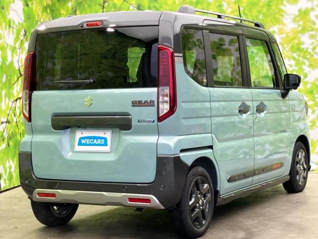 スペーシアギア ハイブリッドＸＺターボ　純正　９インチ　メモリーナビ／セーフティサポート（スズキ）／両側電動スライドドア／シートヒーター／全方位モニター／車線逸脱防止支援システム／パーキングアシスト　バックガイド　ターボ　全周囲カメラ（3枚目）